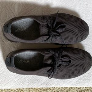 ALLBIRD charcoal grey Skippers size 8